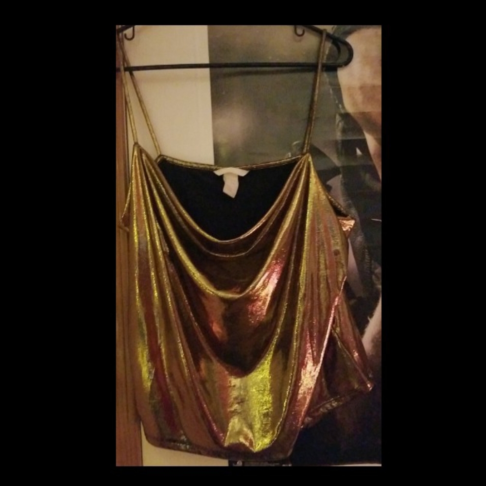 🖤Gold H&M top🖤